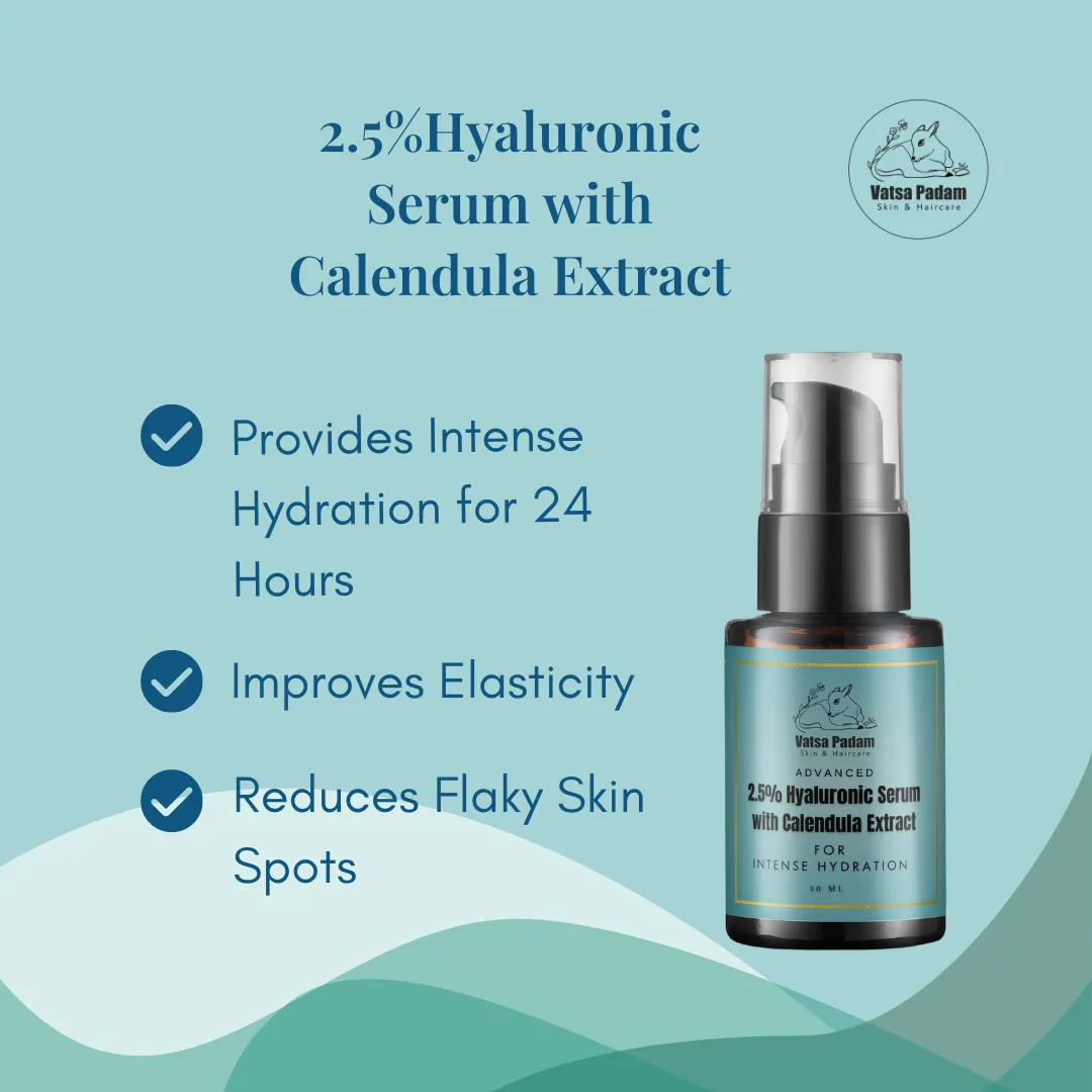 2.5% Hyaluronic Serum with Calendula Extract