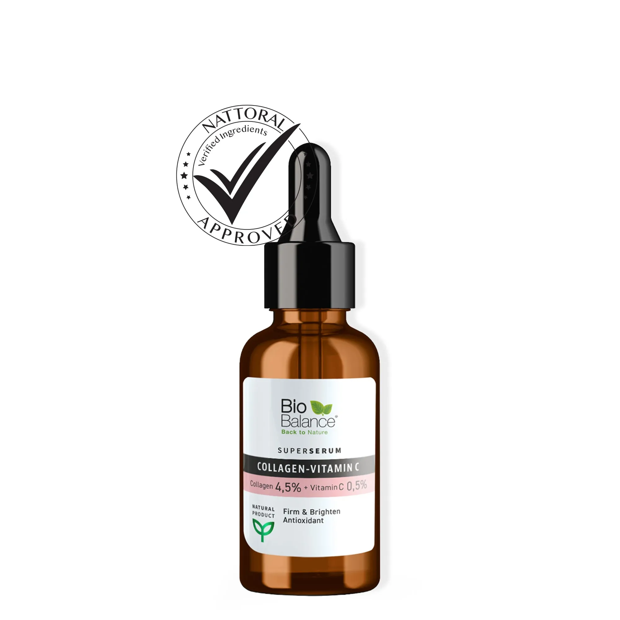 4.5% Collagen & 0.5% Vitamin C serum for soft, smooth, and radiant skin- 30ml- Biobalance