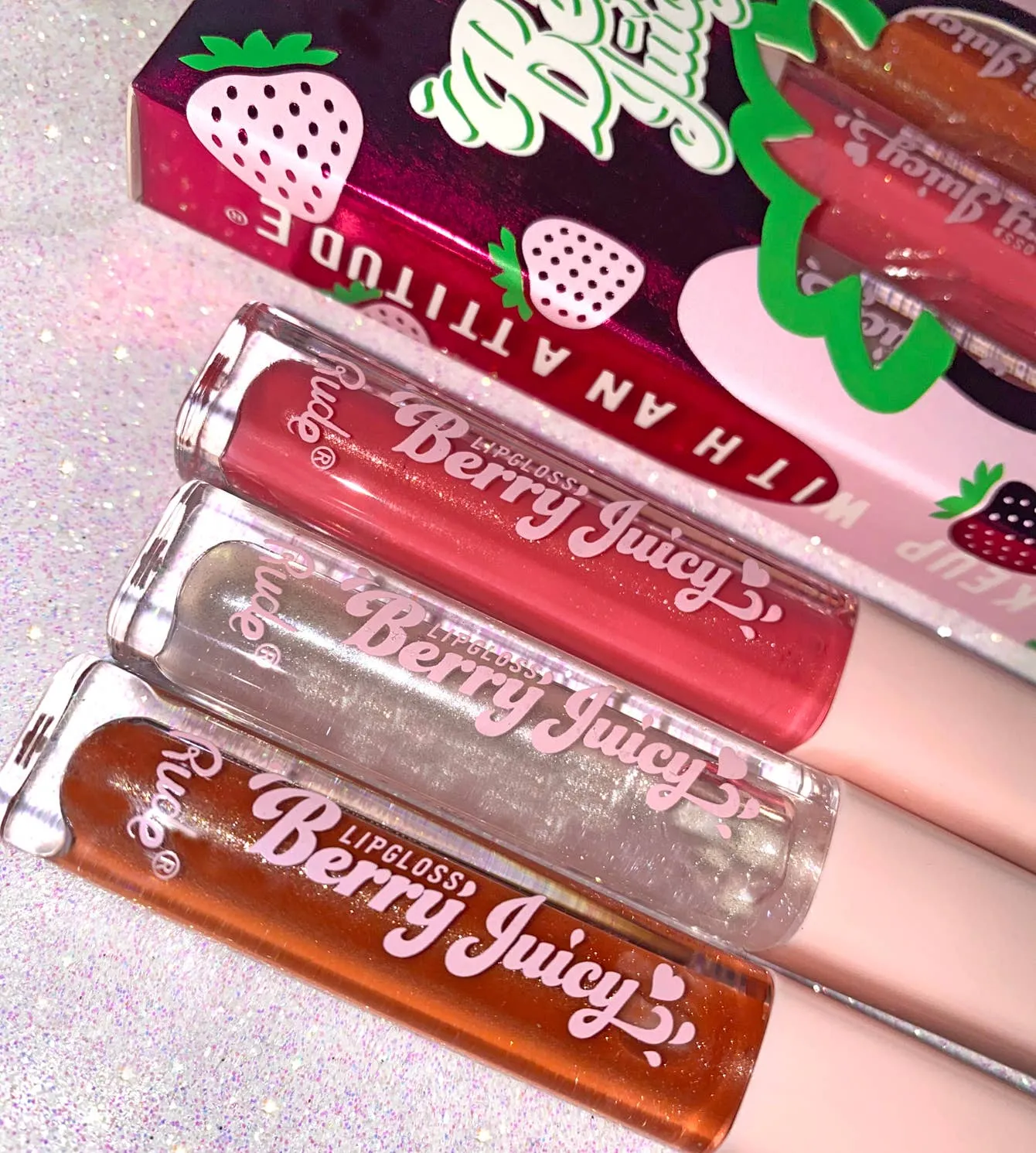 Berry Juicy Lip Gloss Set - Shimmer