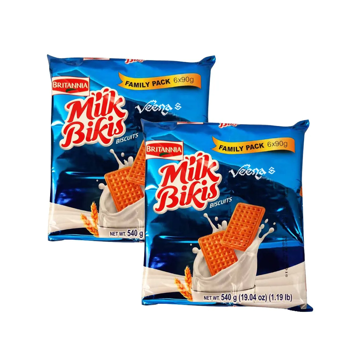Britannia Milk Bikis Family Pack (Pack of 2) 540g