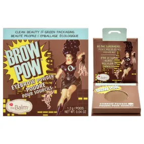 Brow Pow Eyebrow Powder - Dark Brown by the Balm for Women - 0.03 oz Eyebrow