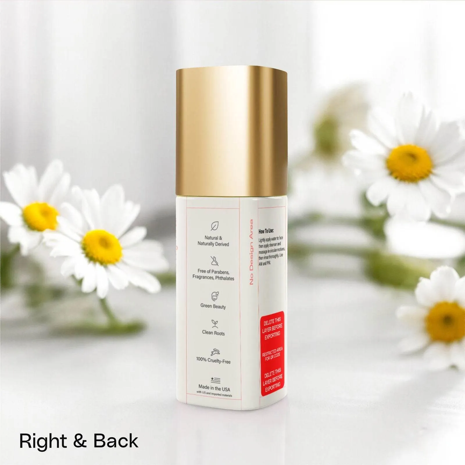 GlowMEEE Purifying Foam Cleanser Gold Cap