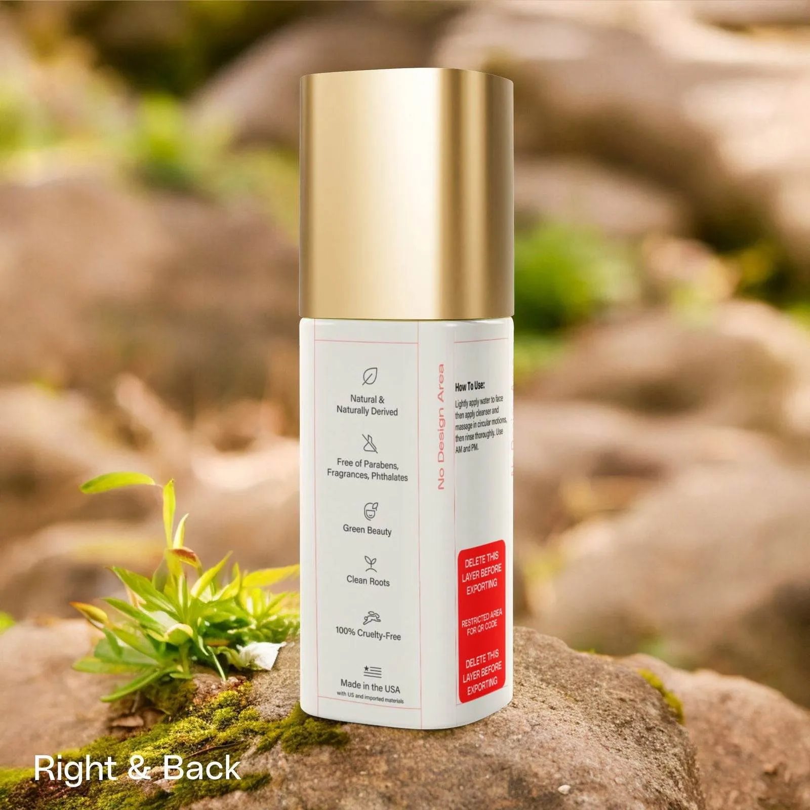 GlowMEEE Purifying Foam Cleanser Gold Cap