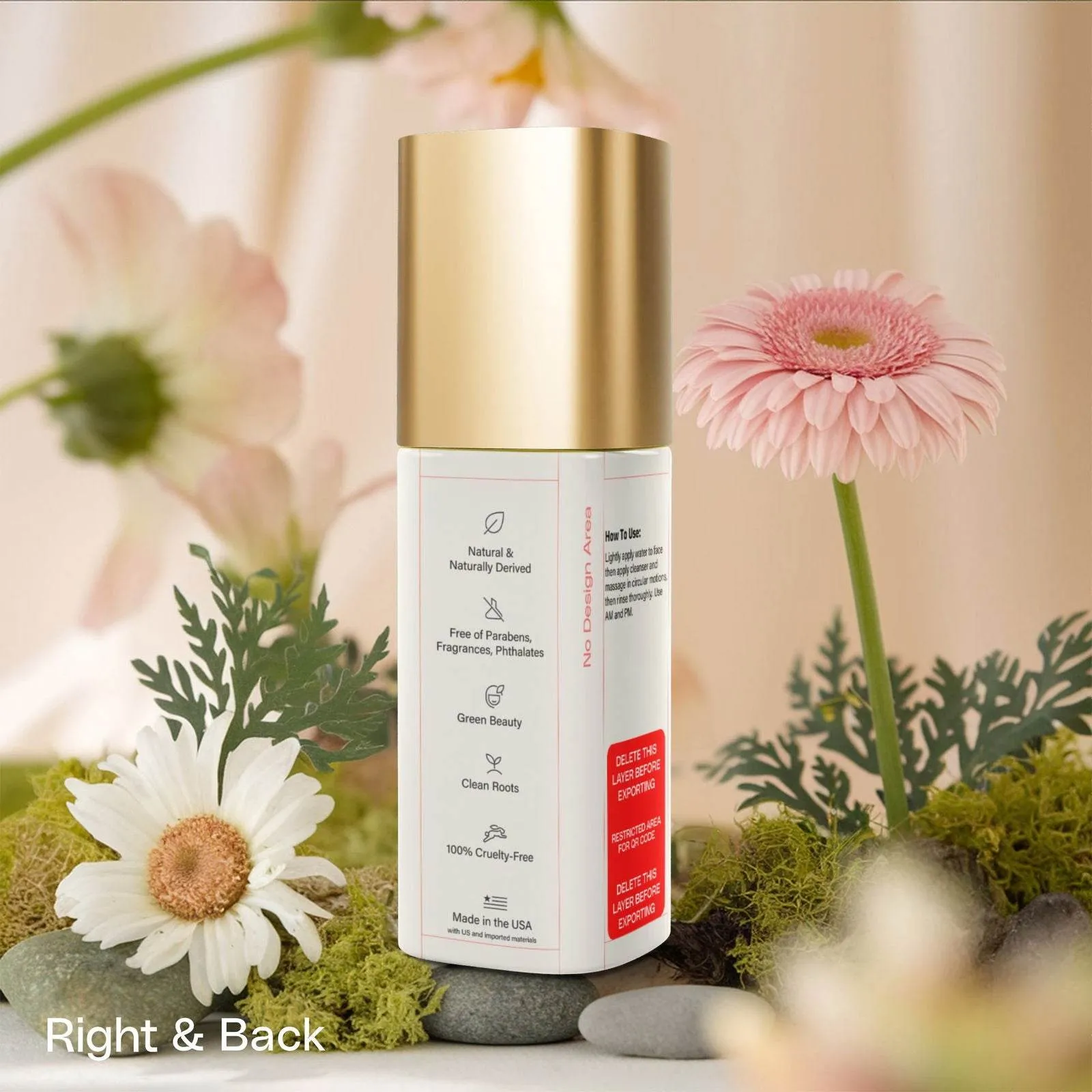 GlowMEEE Purifying Foam Cleanser Gold Cap