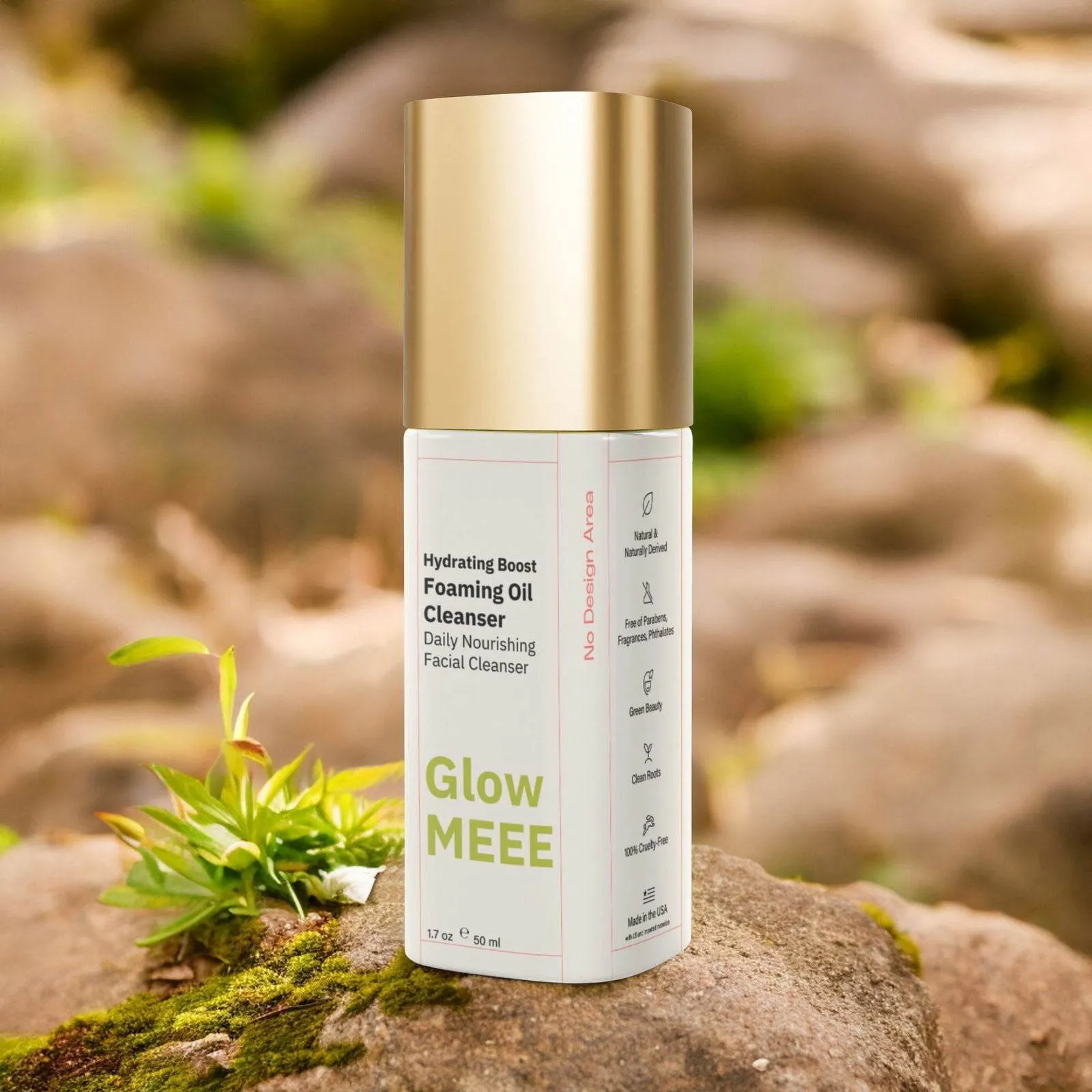 GlowMEEE Purifying Foam Cleanser Gold Cap