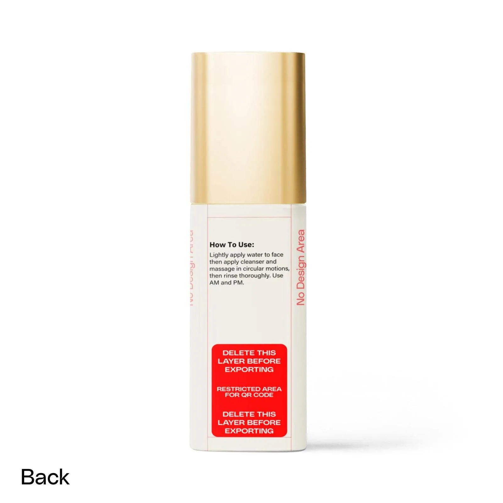 GlowMEEE Purifying Foam Cleanser Gold Cap
