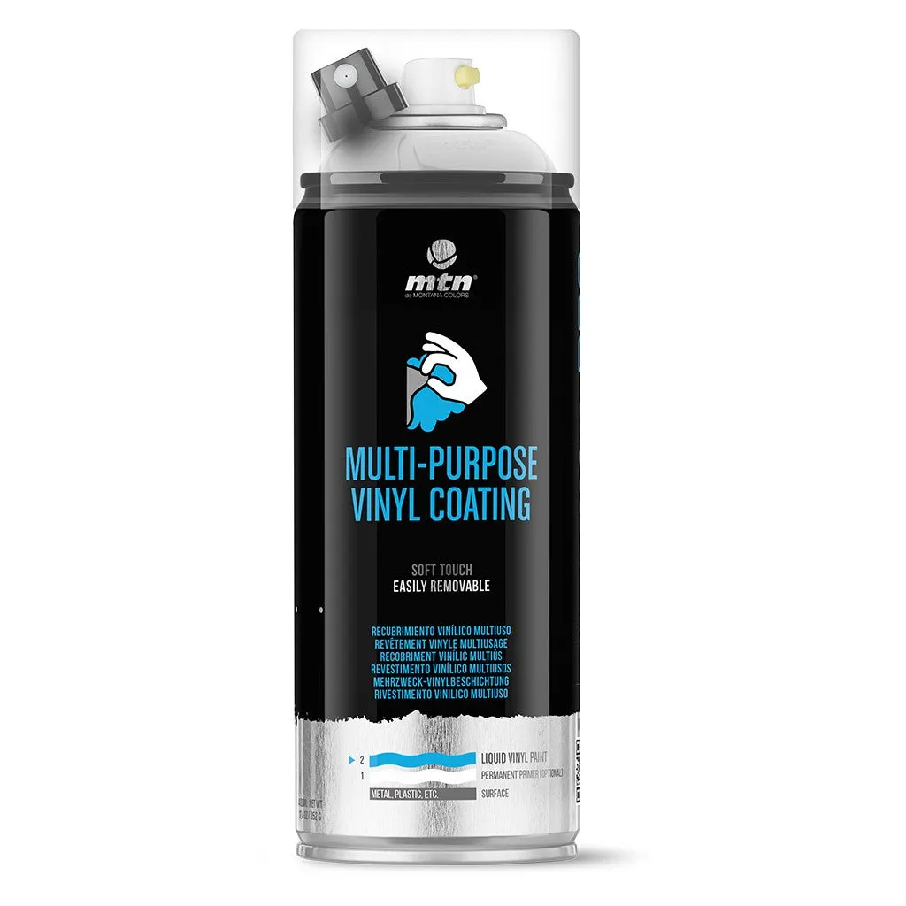 MTN PRO Spray Paint - Multipurpose Vinyl Coating 400ml - Metallic Grey