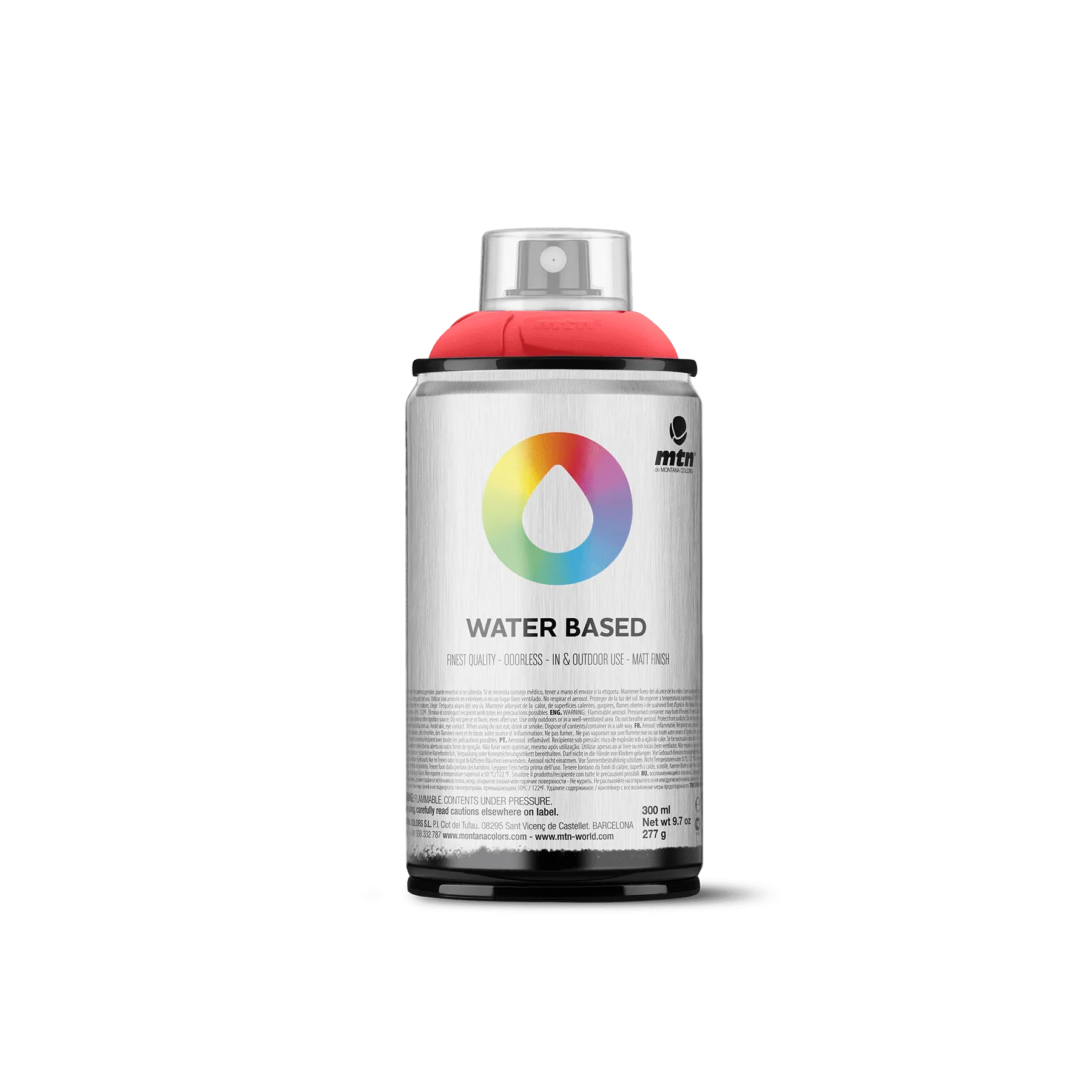 MTN Water Based 300 Spray Paint - <strong>NEW</strong> Azo Orange Dark (WRV-347)