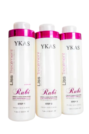 Progressive Liss Treatment Rubi Kit 3x1Lt - Ykas