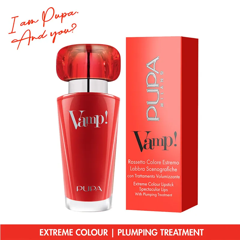 Pupa Vamp Extreme Colour Lipstick With Plumping Treatment - #107 Rosewood