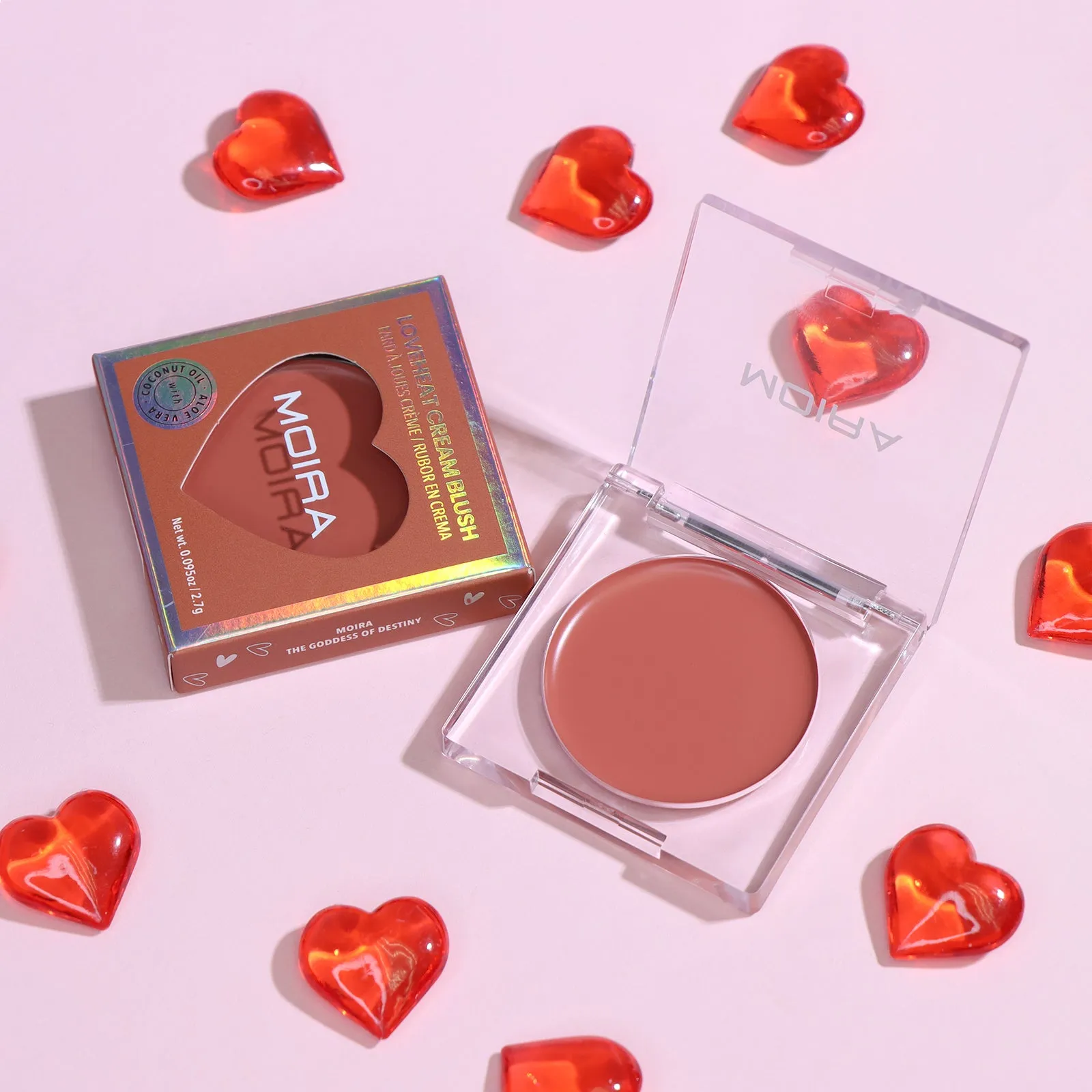 RUBOR EN CREMA LOVEHEAT CREAM BLUSH - MOIRA